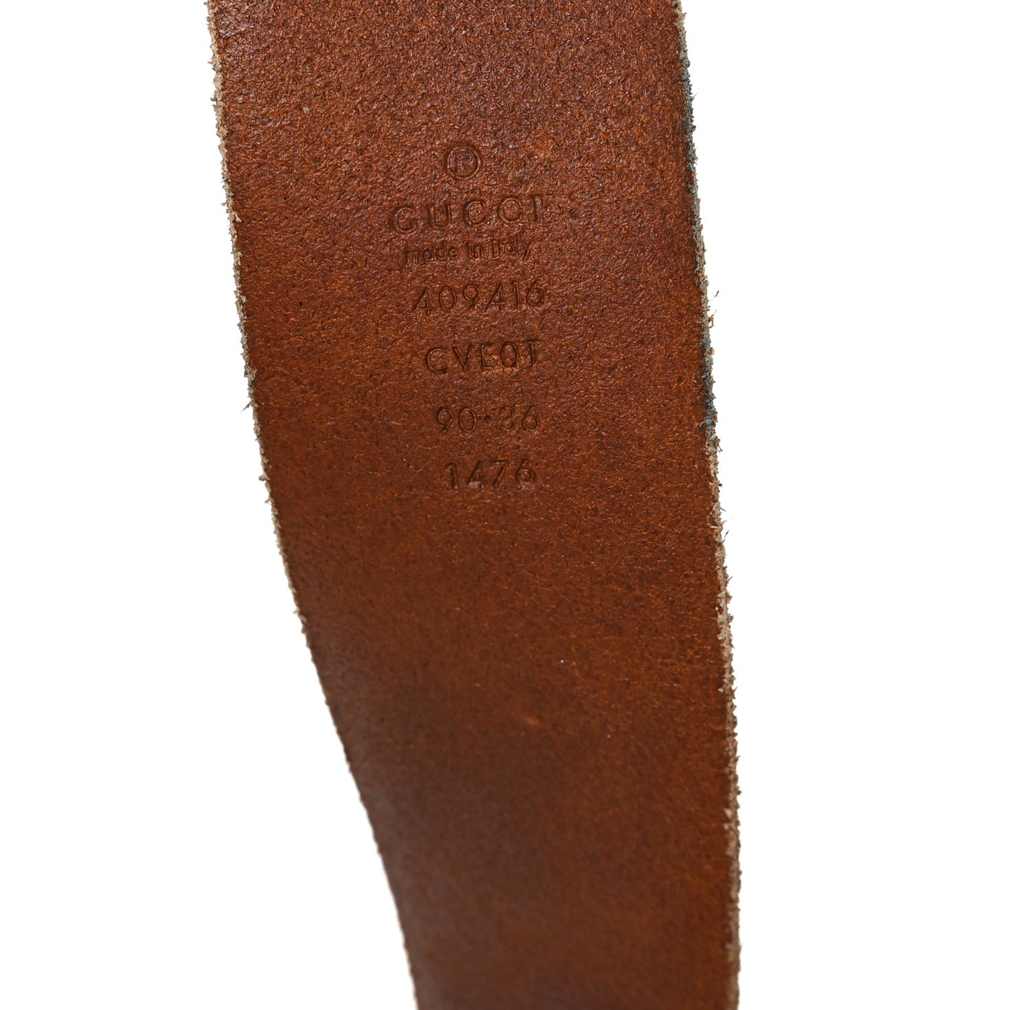 Faded Calfskin Double G 40mm Belt 90 36 Cuir