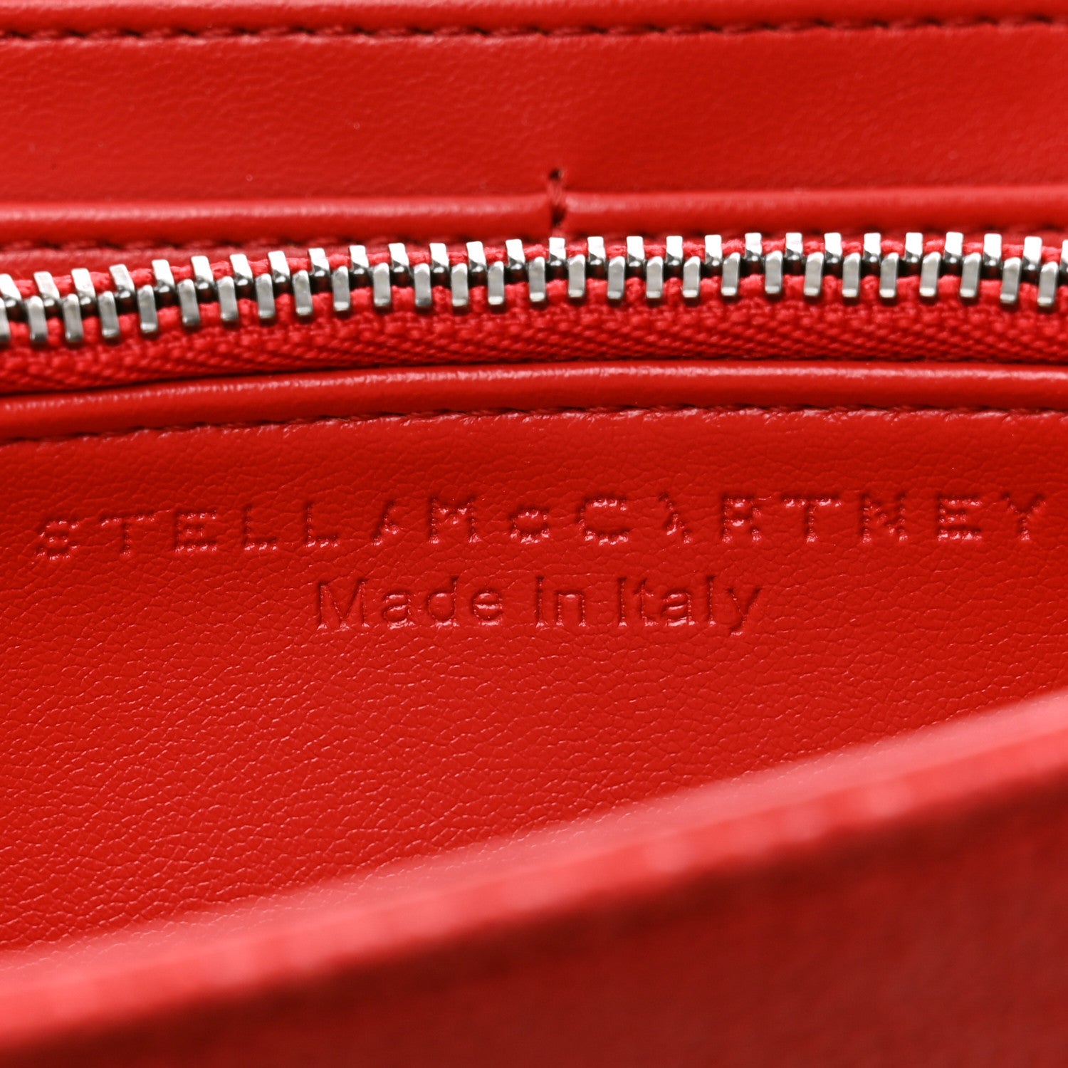 Stella McCartney Shaggy Deer Falabella Flap Wallet Red 8 of 8