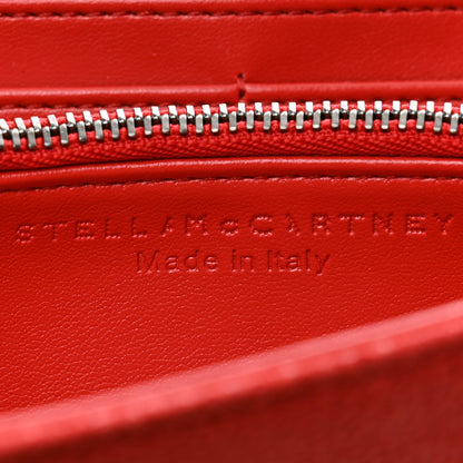 Stella McCartney Shaggy Deer Falabella Flap Wallet Red 8 of 8