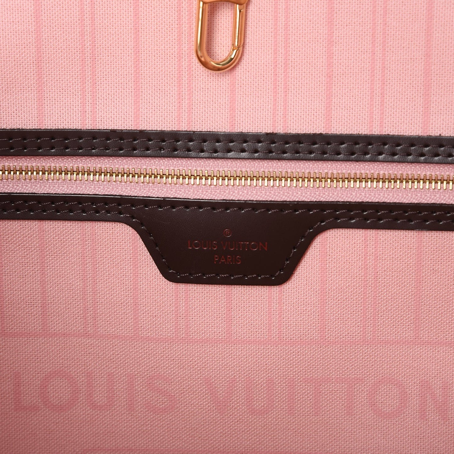 Damier Ebene Neo Neverfull MM Rose Ballerine