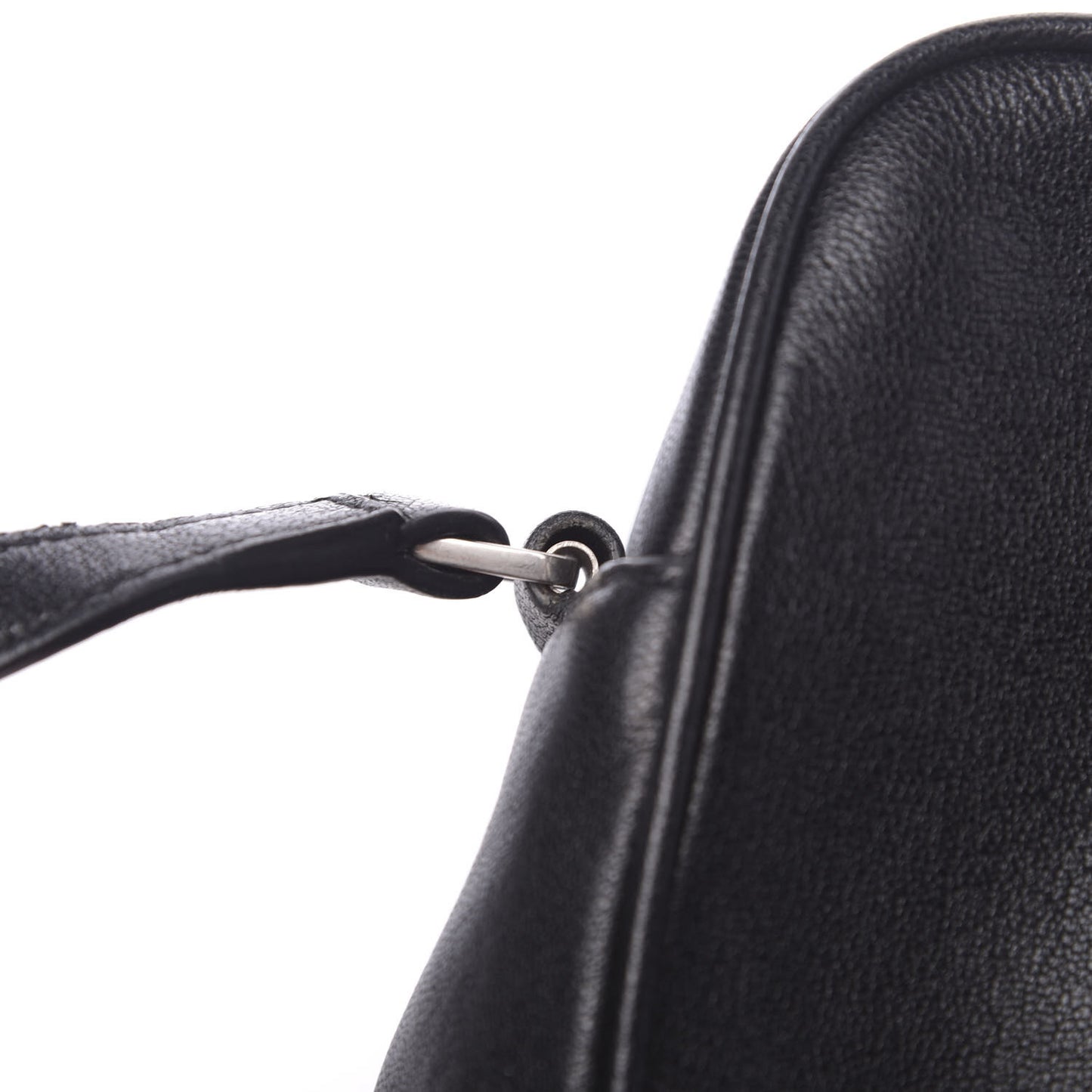Lambskin Monogram Small Lou Camera Bag Black
