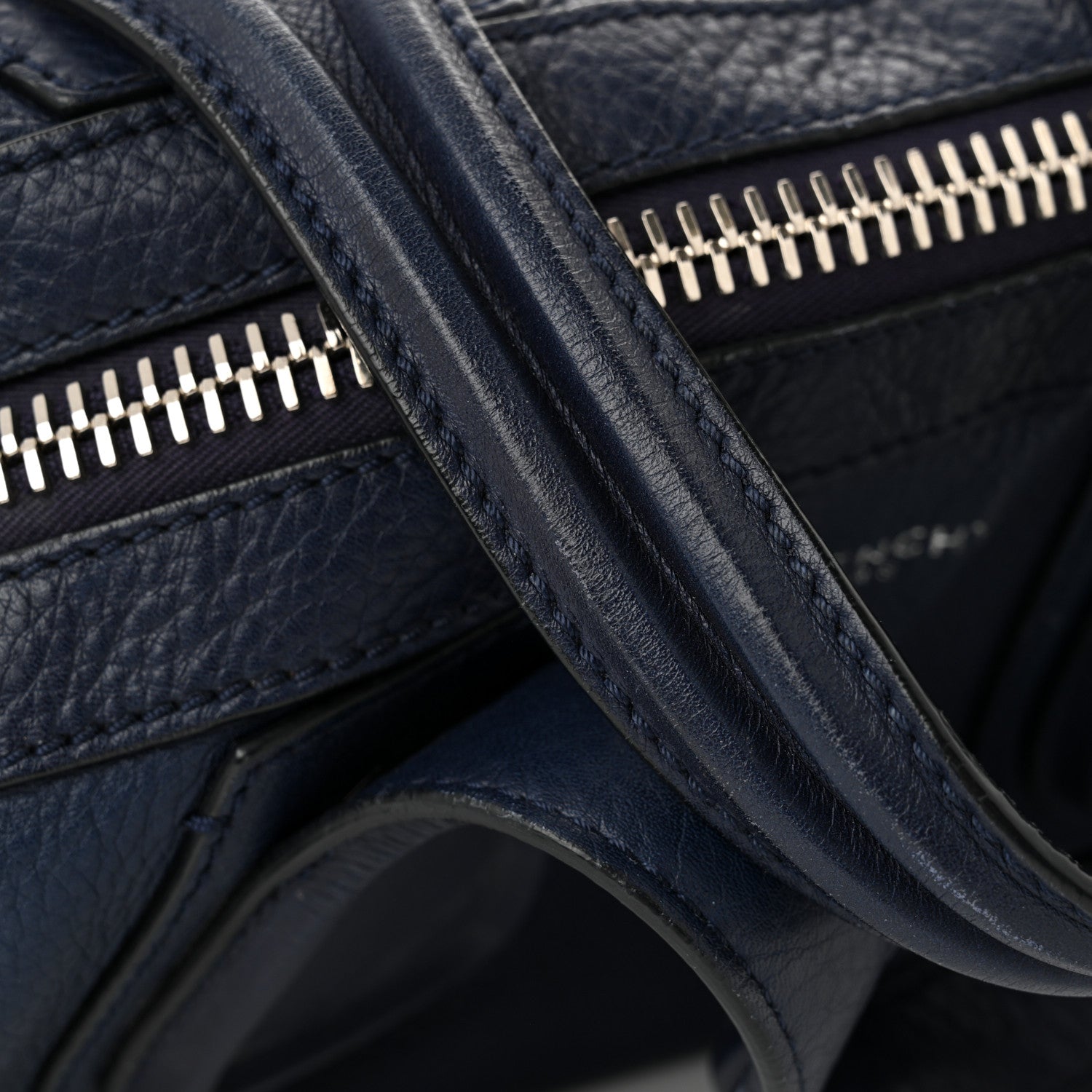 Givenchy Waxy Grained Calfskin Medium Nightingale Deep Blue 12 of 17