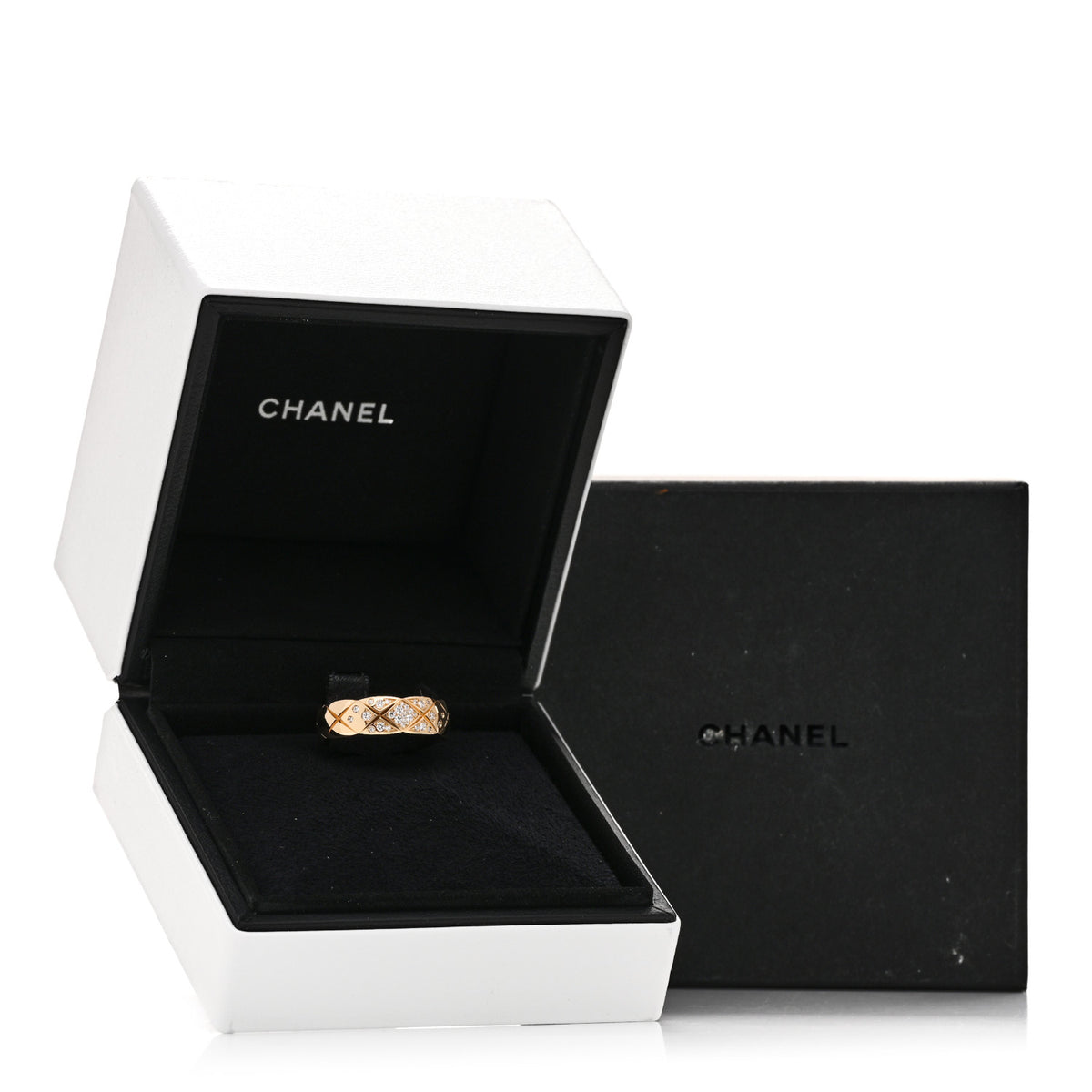 18K Yellow Gold Diamond Small Coco Crush Ring 59 8.75