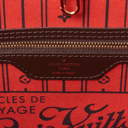 Louis Vuitton Damier Ebene Neverfull MM 7 of 9