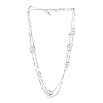 Hermes Sterling Silver Farandole Necklace 160 2 of 5