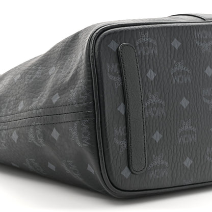 MCM Visetos Medium Liz Reversible Shopper Tote Black 15 of 19