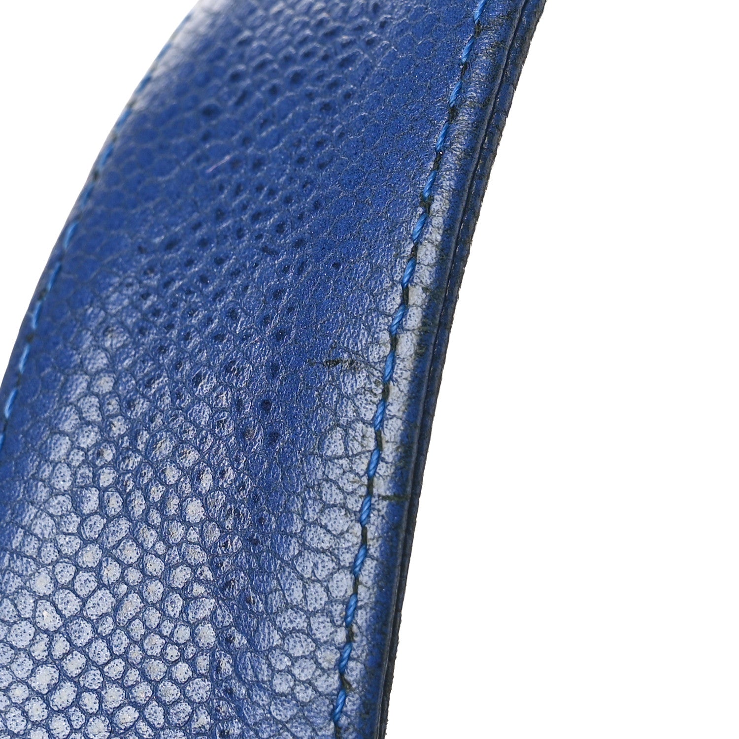 Chanel Glazed Caviar Coco Rider Flap Hobo Navy Blue 10 of 11