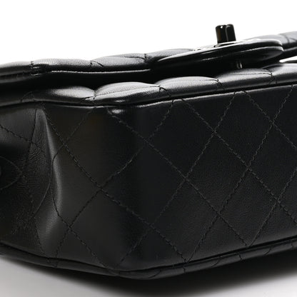 Chanel Lambskin Quilted Mini Top Handle Rectangular Flap So Black 8 of 10
