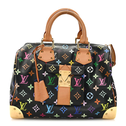 Louis Vuitton Monogram Multicolor Speedy 30 Black 1 of 8