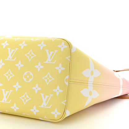 Louis Vuitton Monogram Giant By The Pool Neverfull MM  Light Pink 9 of 10