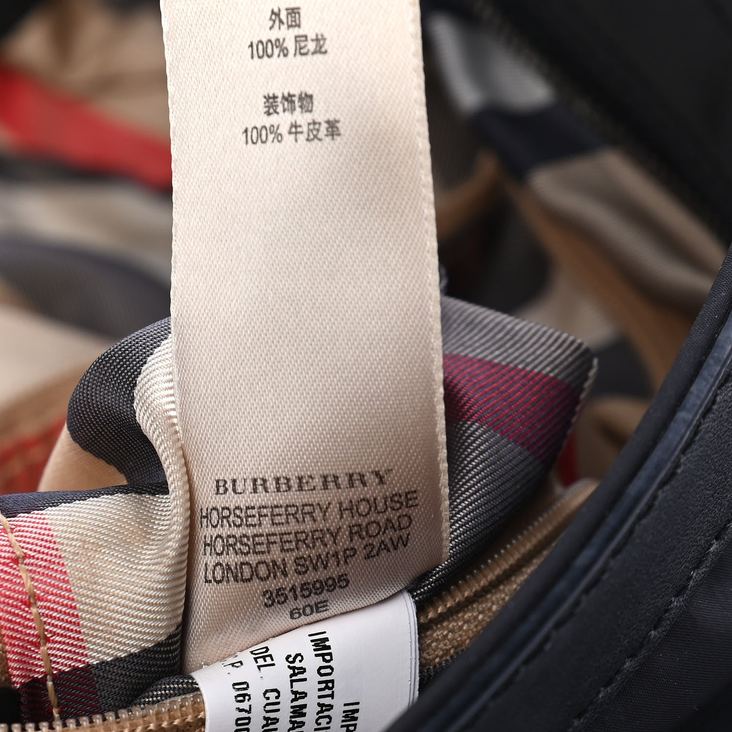 Burberry Nylon Buckleigh Packable Tote Black 7 of 10