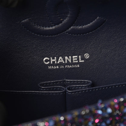Chanel Tweed Quilted Medium Double Flap Multicolor 6 of 14