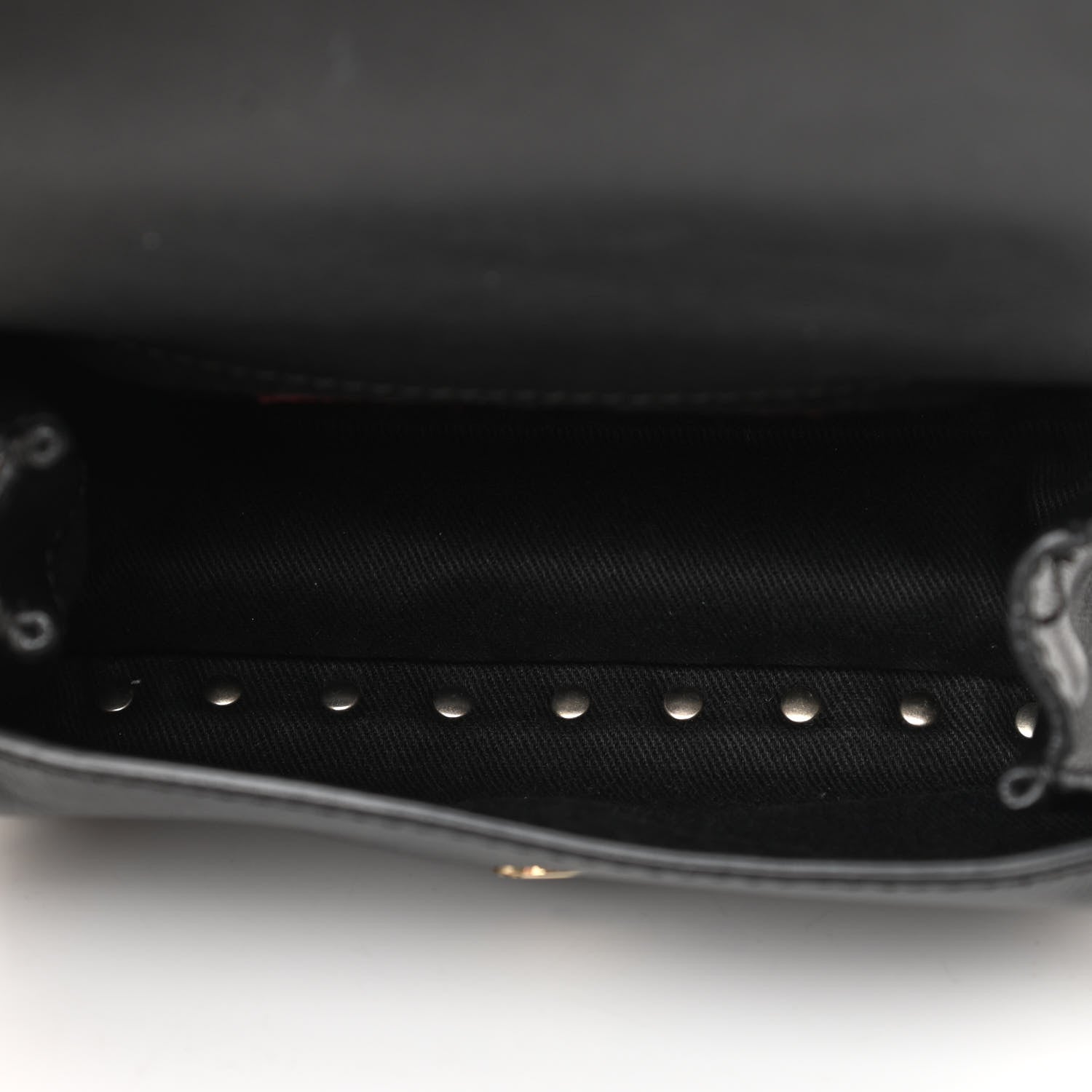 Valentino Garavani Calfskin Rockstud Belt Bag Black 4 of 15