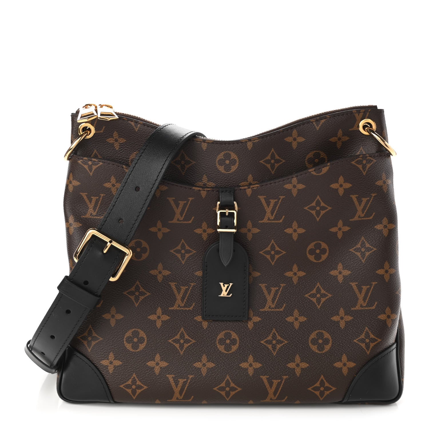 Louis Vuitton Monogram Odeon MM Black 1 of 17