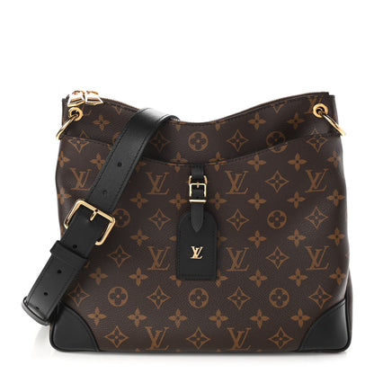 Louis Vuitton Monogram Odeon MM Black 1 of 17