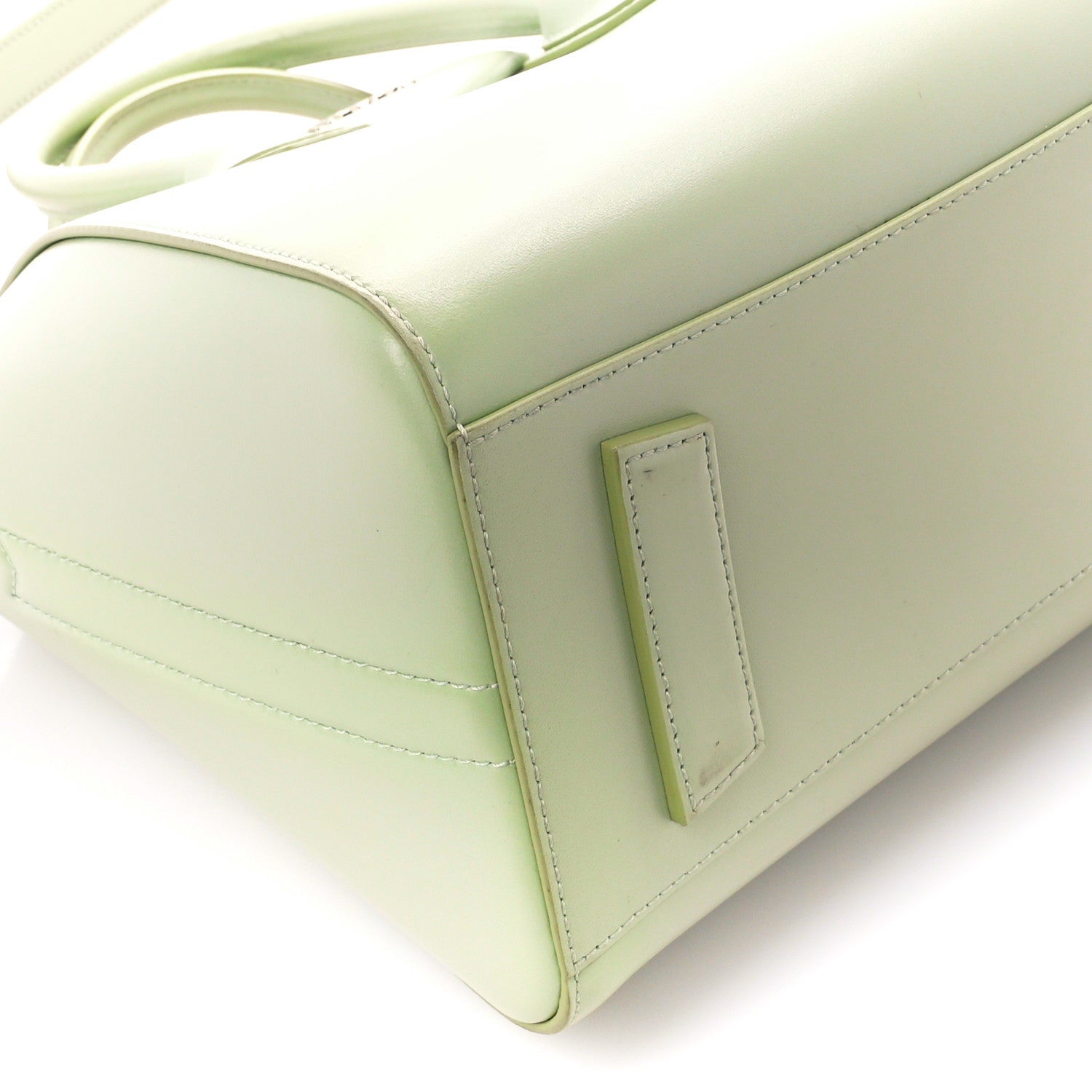Givenchy Shiny Lord Calfskin Mini Antigona Aqua Green 8 of 12