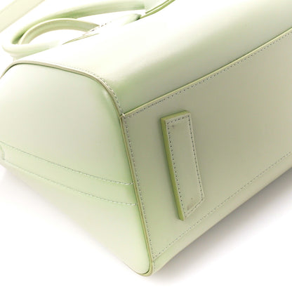 Givenchy Shiny Lord Calfskin Mini Antigona Aqua Green 8 of 12