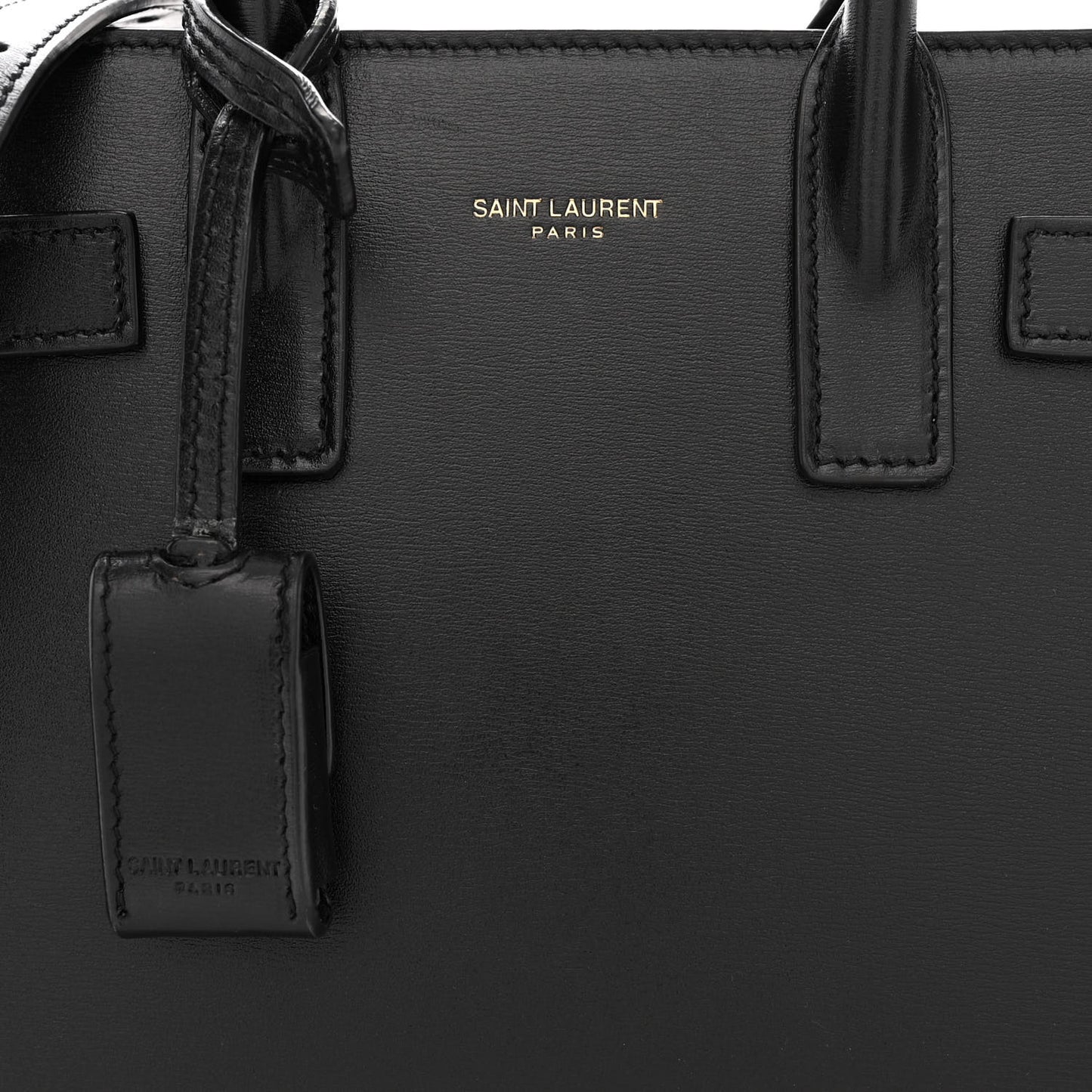 Calfskin Nano Sac De Jour Black