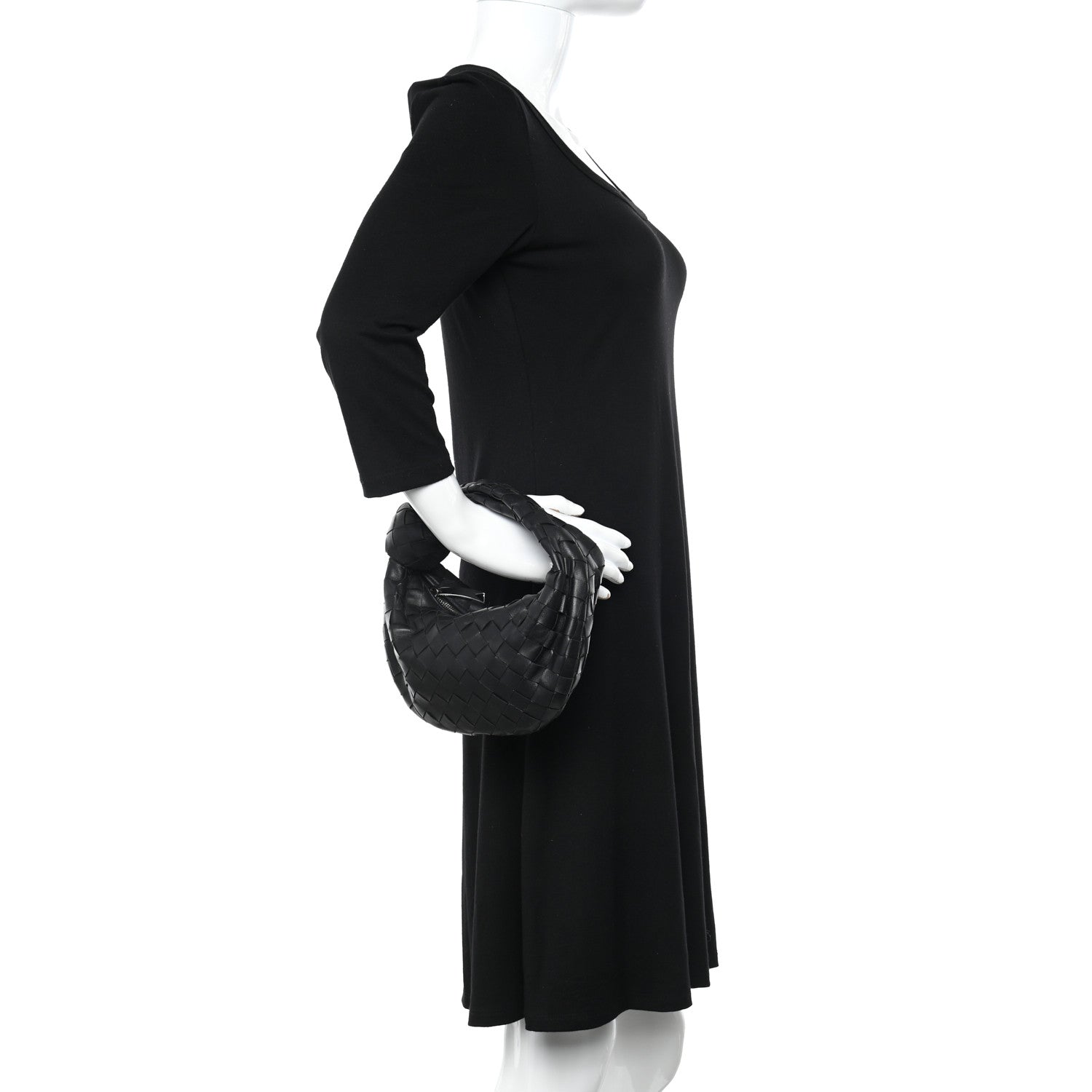 Bottega Veneta Nappa Intrecciato Mini Jodie Black 2 of 10