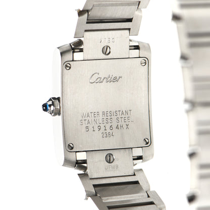 Cartier Stainless Steel 20mm Tank Francaise Quartz Watch 4 of 6