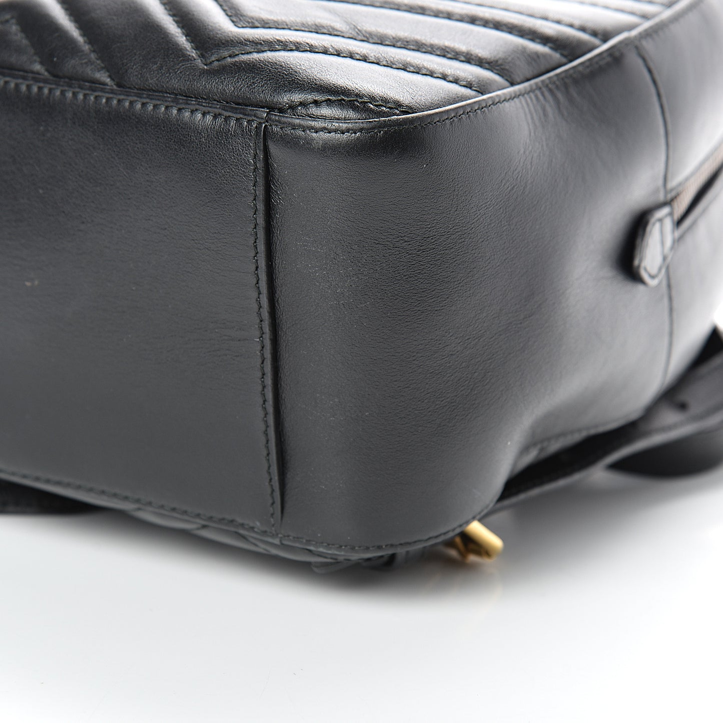 Calfskin Matelasse GG Marmont Dome Backpack Black