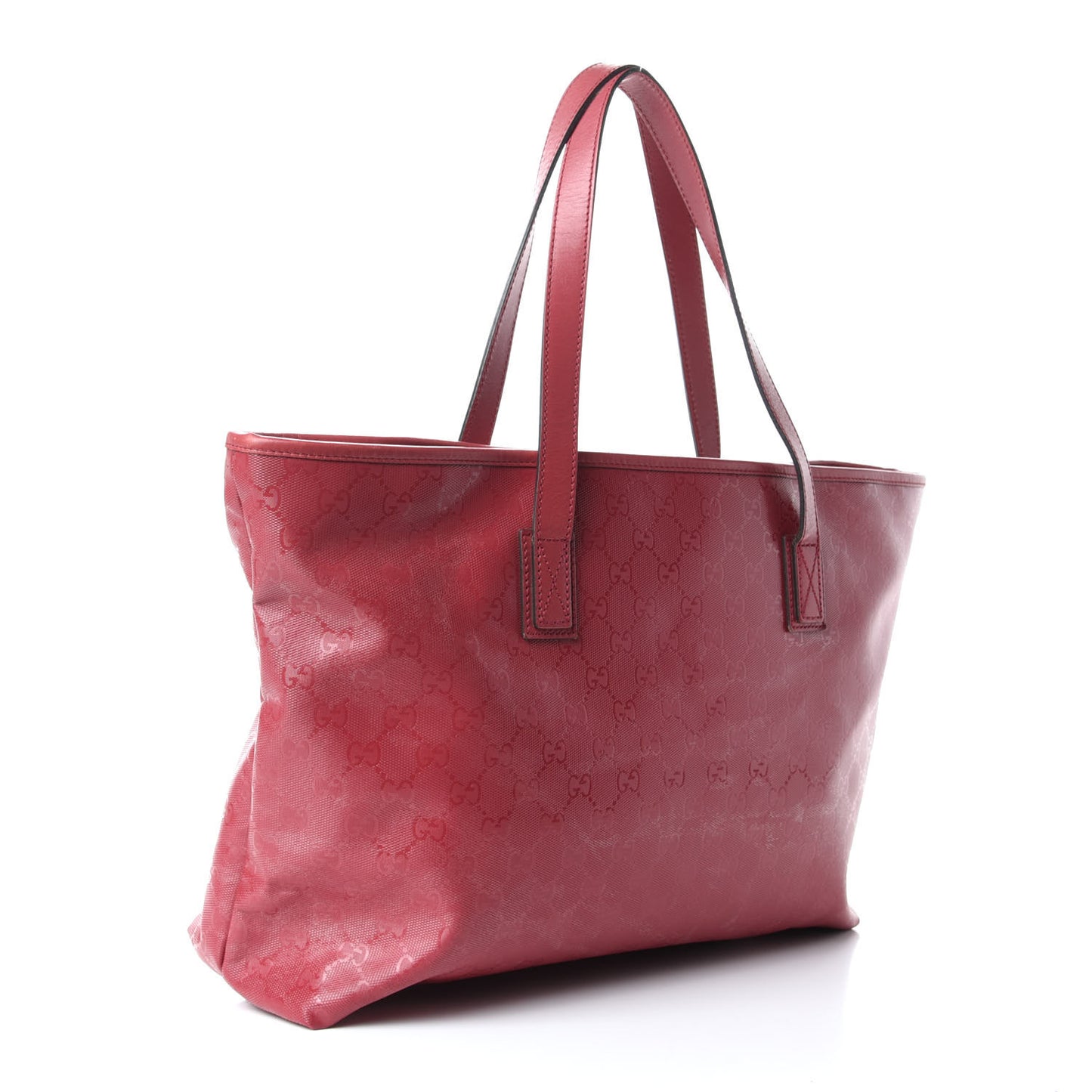 Imprime Monogram Medium Zippered Shopping Tote Rose Blush