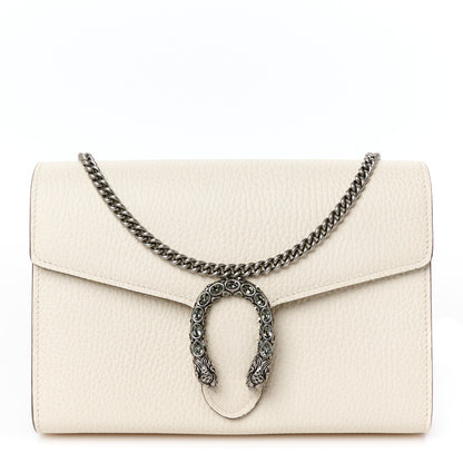 Gucci Dollar Calfskin Mini Dionysus Chain Wallet Mystic White 1 of 10