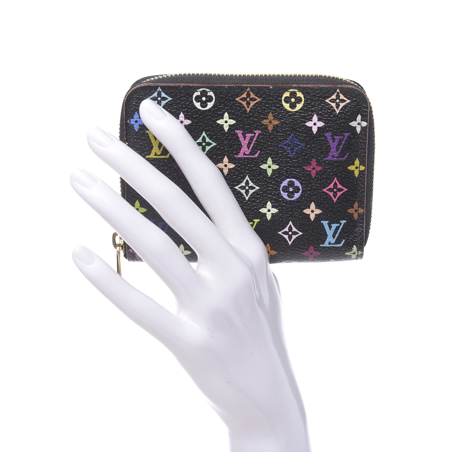 Monogram Multicolor Zippy Coin Purse Black Grenade