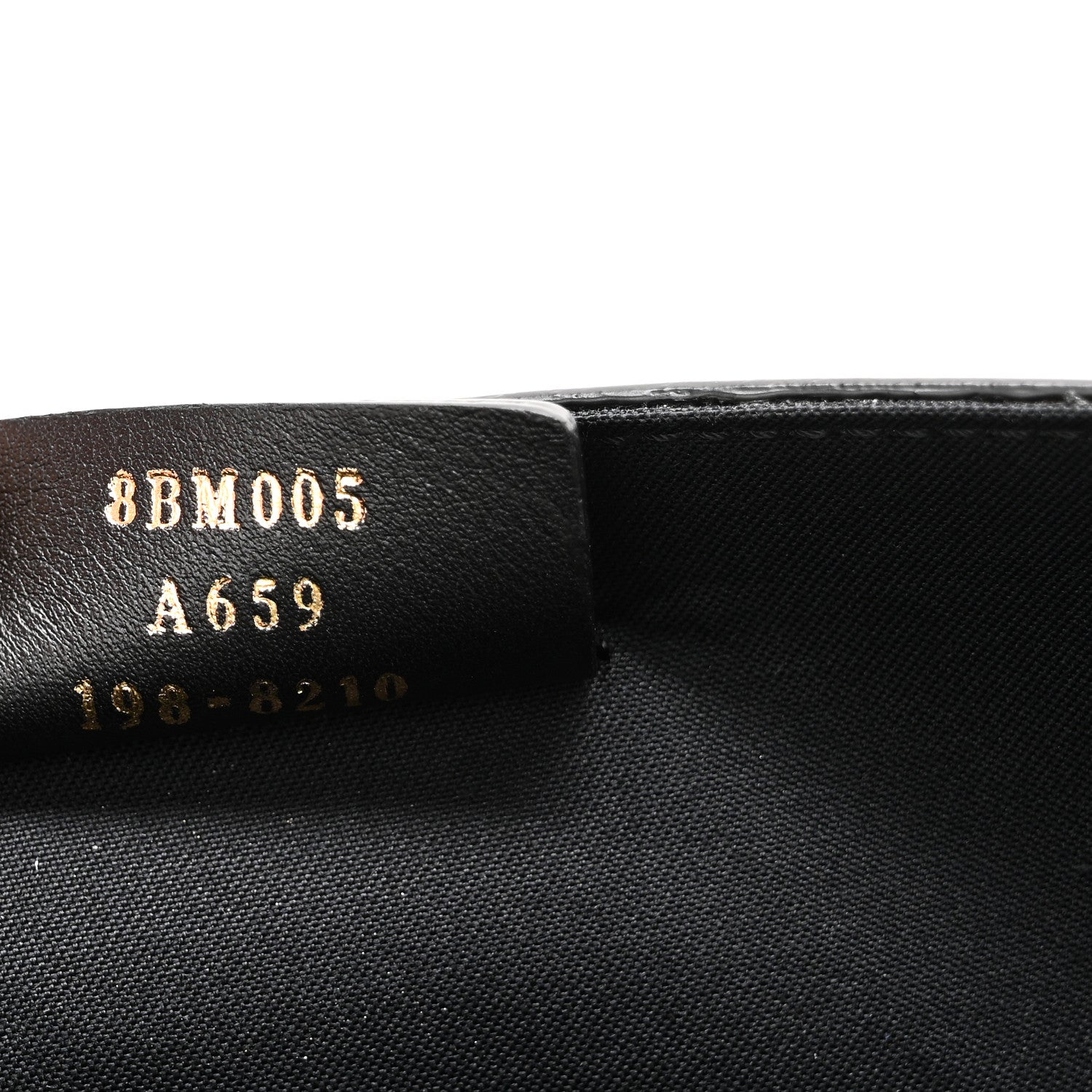Fendi Vitello Liberty F is Fendi Bi-Color FF 1974 Embossed Envelope Belt Bag Maya Black 7 of 11