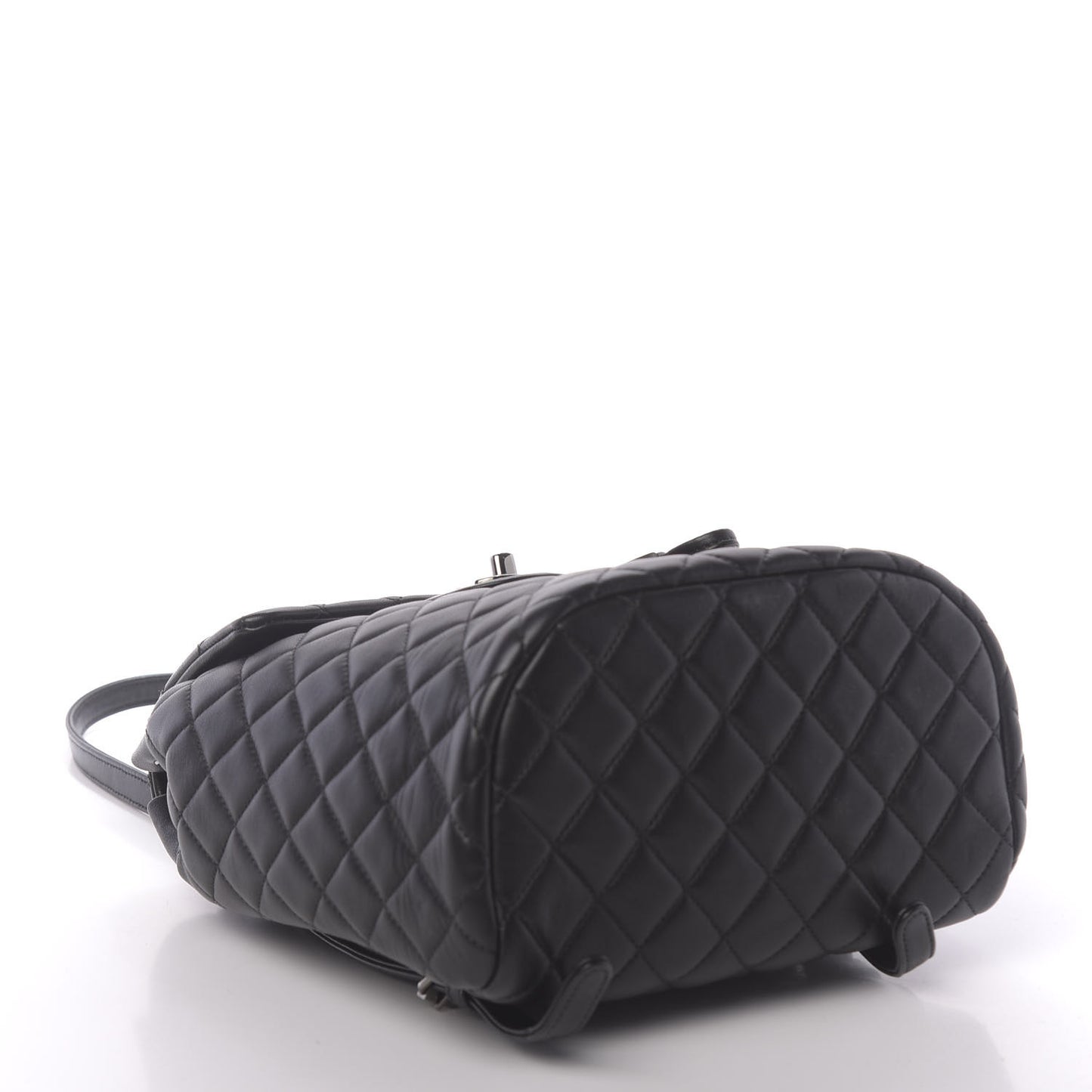Lambskin Quilted Small Urban Spirit Backpack Black