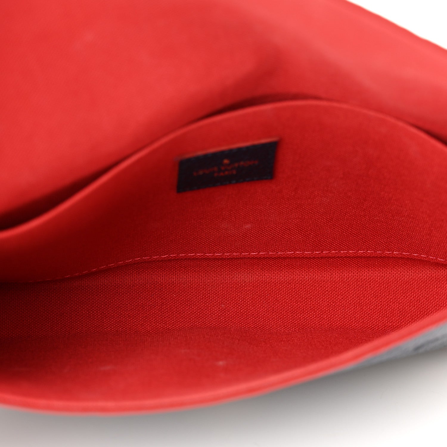 Louis Vuitton Empreinte Pochette Felicie Chain Wallet Marine Rouge 6 of 9
