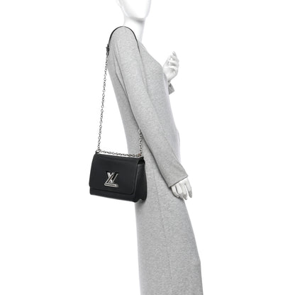Louis Vuitton Epi Twist Shoulder Bag MM Black 2 of 10