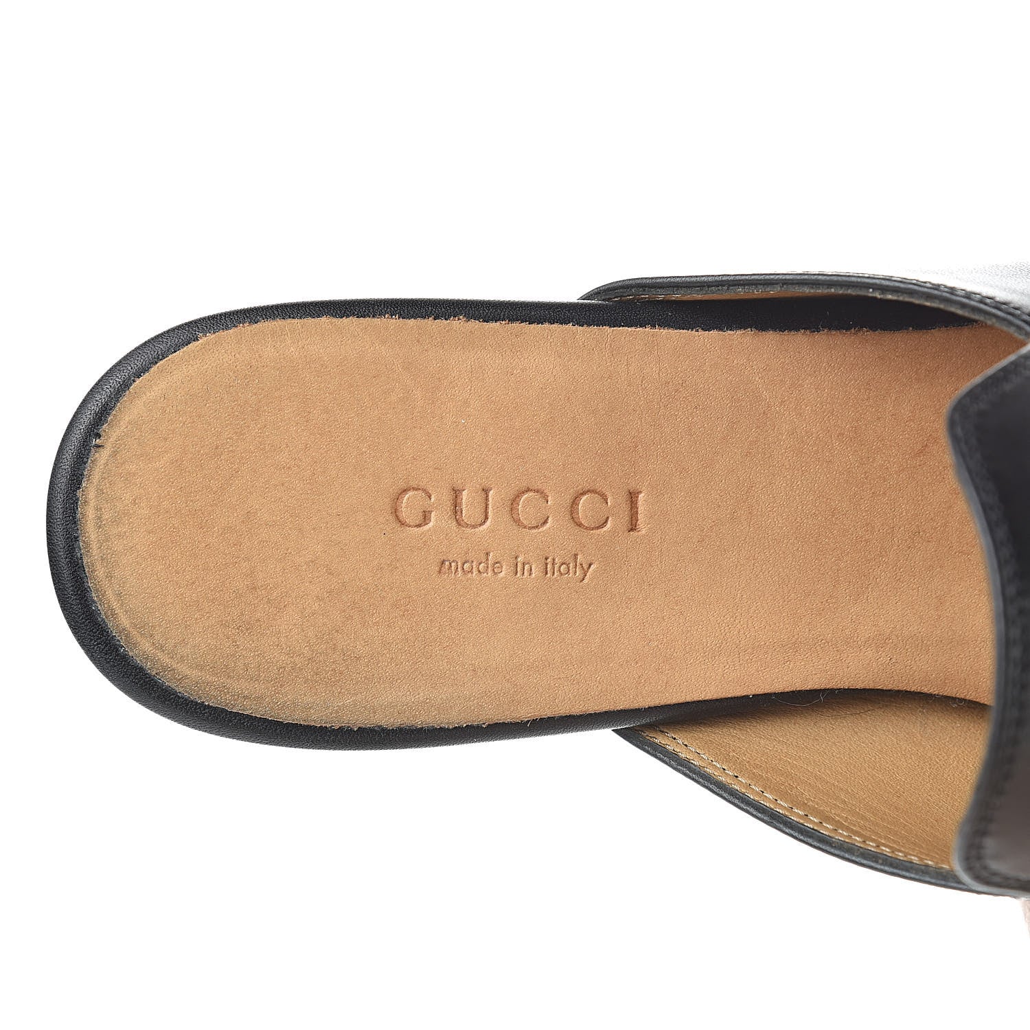 Gucci Calfskin Womens Princetown Slippers 36.5 Black 9 of 16