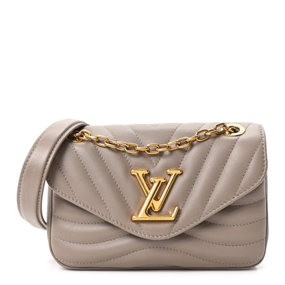 Louis Vuitton Calfskin LV New Wave Chain Bag Taupe 1 of 9