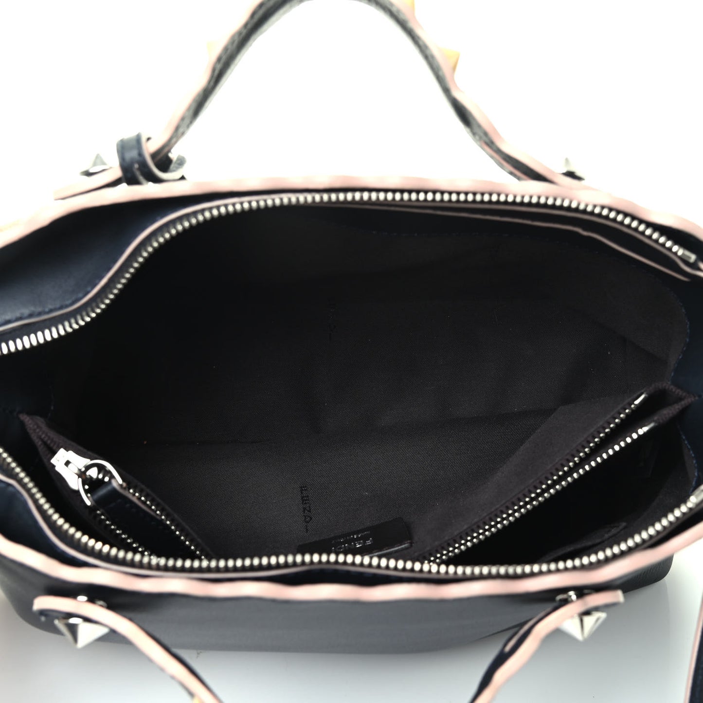 Vitello Dolce Scalloped Studded Medium By The Way Boston Bag Blu Notte