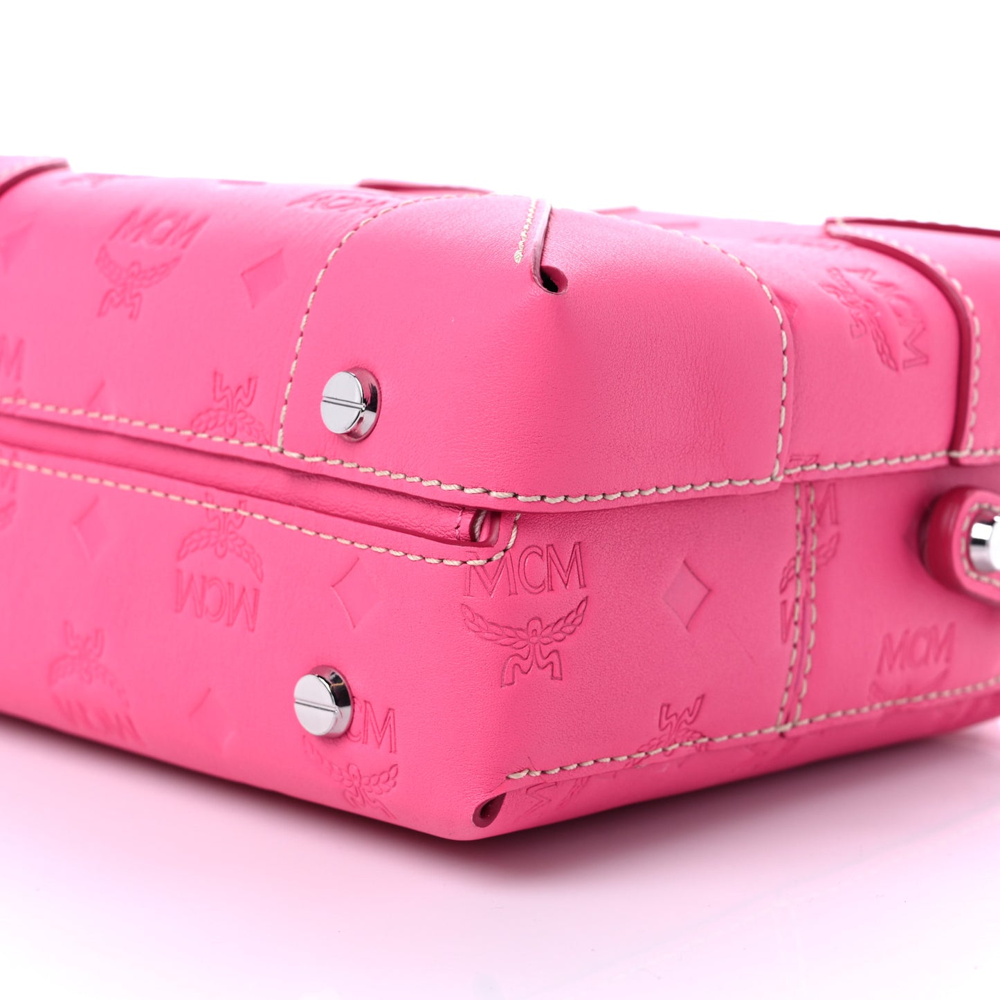 Calfskin Ottomar Monogram Small Berlin Crossbody Sugar Pink