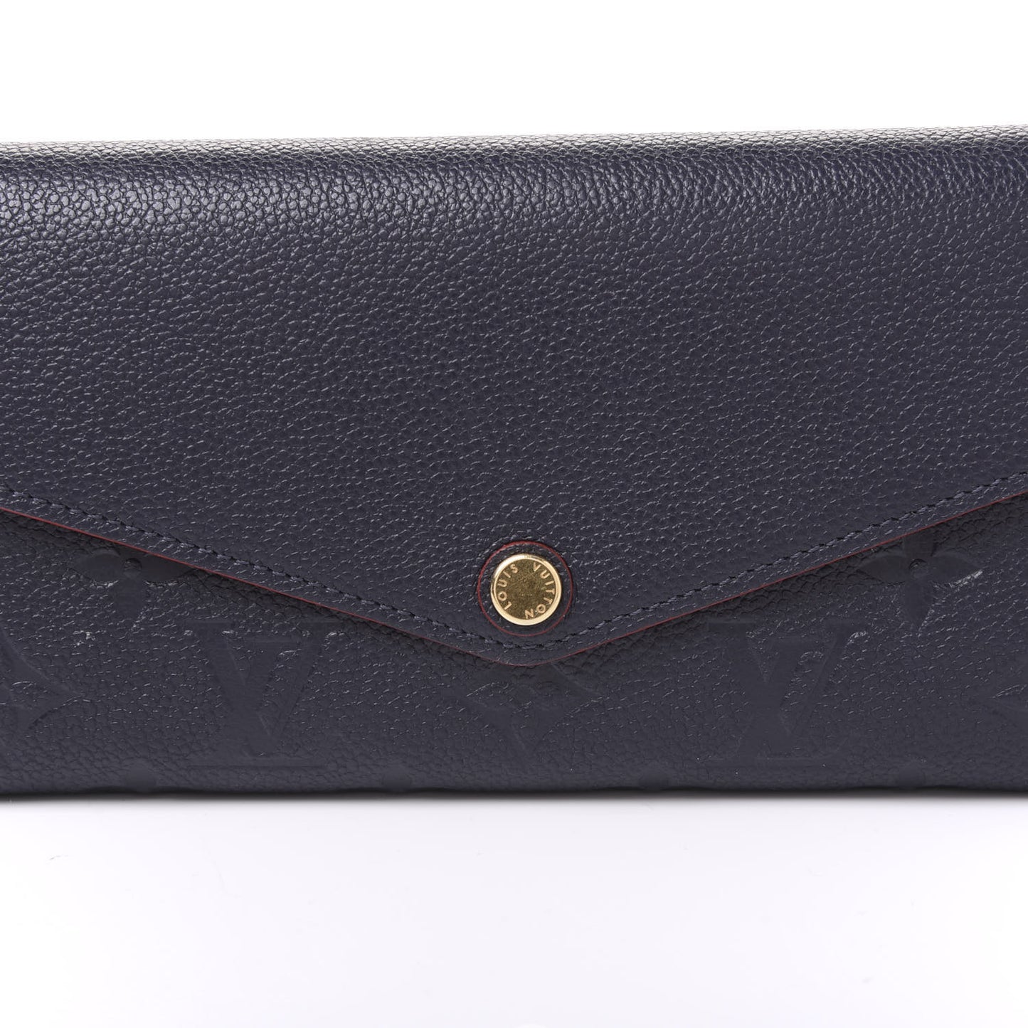 Empreinte Sarah Wallet NM Marine Rouge