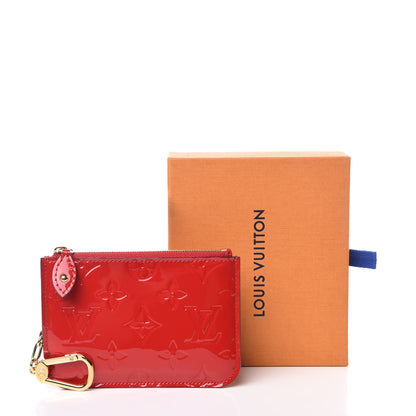 Louis Vuitton Vernis Key Pouch NM Cherry 8 of 8