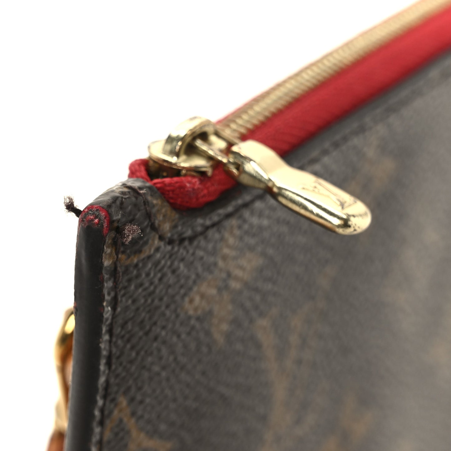 Monogram Neverfull MM GM Pochette Cherry