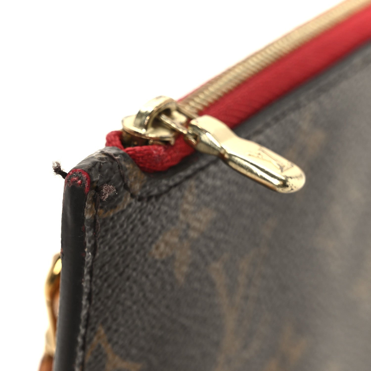 Louis Vuitton Monogram Neverfull MM GM Pochette Cherry 10 of 11