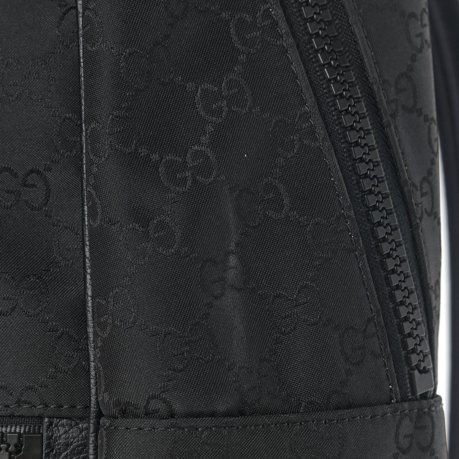 Gucci Nylon Monogram Slim Backpack Black 11 of 11