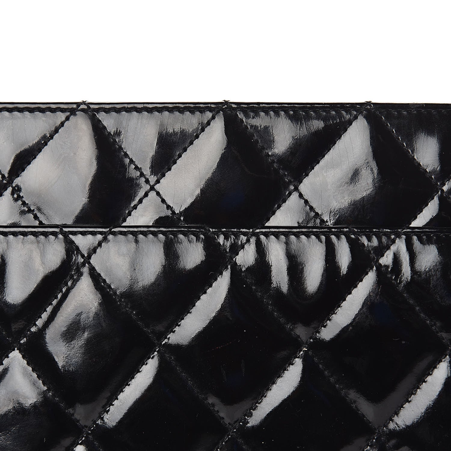 Chanel Patent Quilted Tote Black 12 of 17