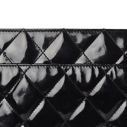 Chanel Patent Quilted Tote Black 12 of 17