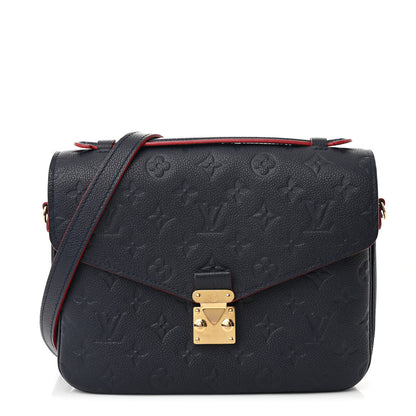 Louis Vuitton Empreinte Pochette Metis Marine Rouge 1 of 12