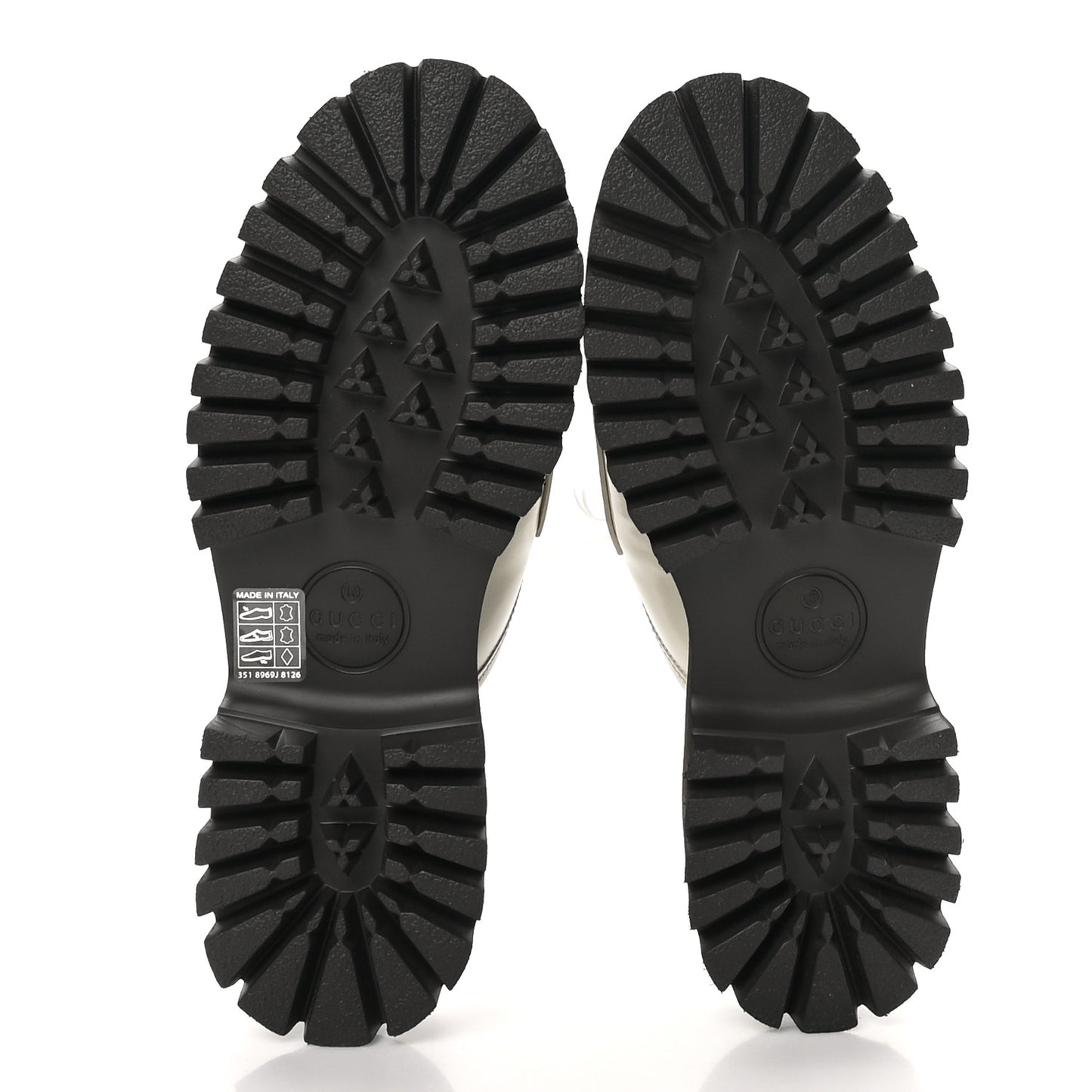 Cordovan Lux Horsebit Platform Mules 36.5 Mystic White