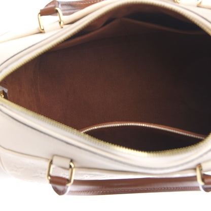 Louis Vuitton Empreinte Calfskin Speedy Bandouliere 25 NM Creme Caramel 5 of 11