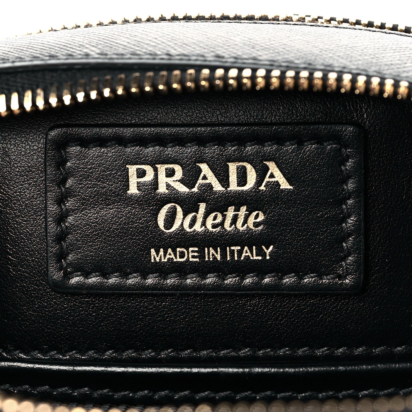 Saffiano Lux Odette Crossbody Black