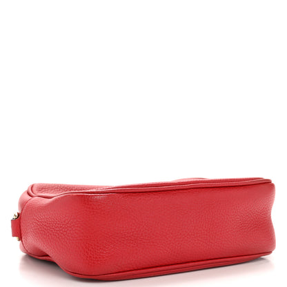 Gucci Pebbled Calfskin Small Soho Disco Bag Tabasco Red 4 of 12