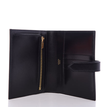 Hermes Box Bearn Compact Wallet Black 5 of 7