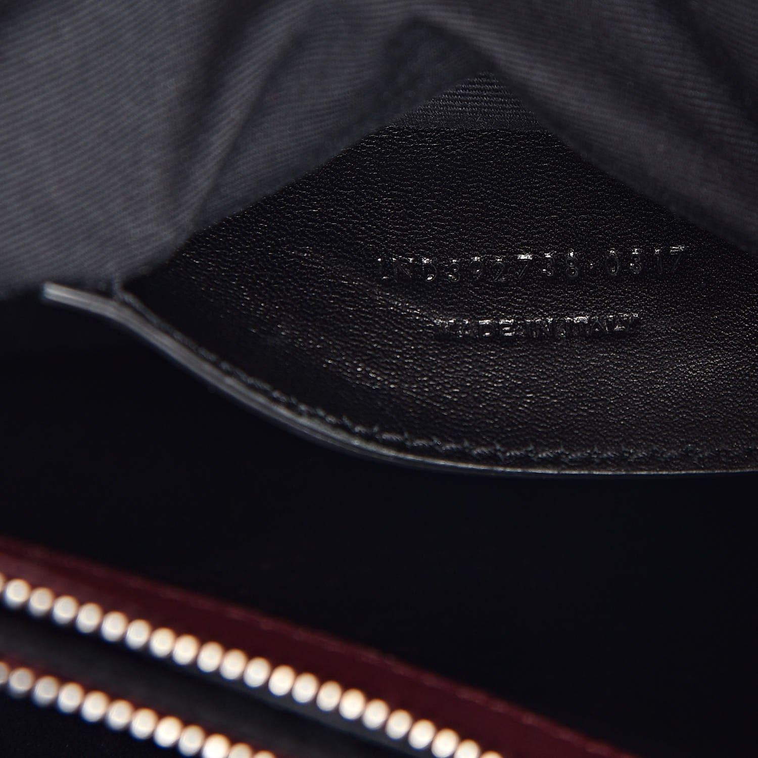 Saint Laurent Sheepskin Matelasse Chevron Large Monogram Satchel Rouge Legion 9 of 12